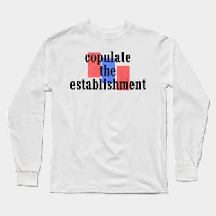 Copulate the establishment vintage f the police Long Sleeve T-Shirt